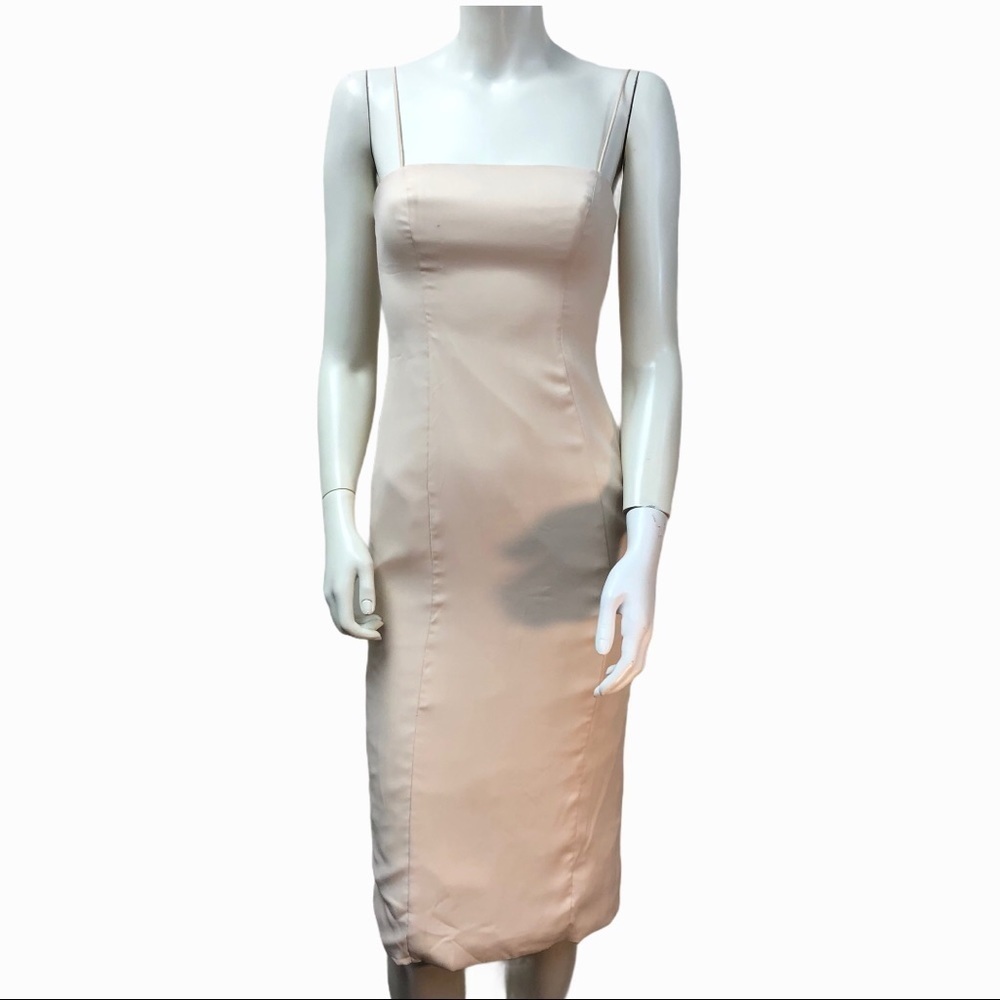 5/$20 FAME and PARTNERS nude bodycon dress‎ 2